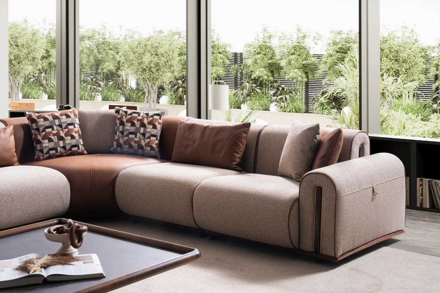 Sofa Grande Corner Set + Armchair