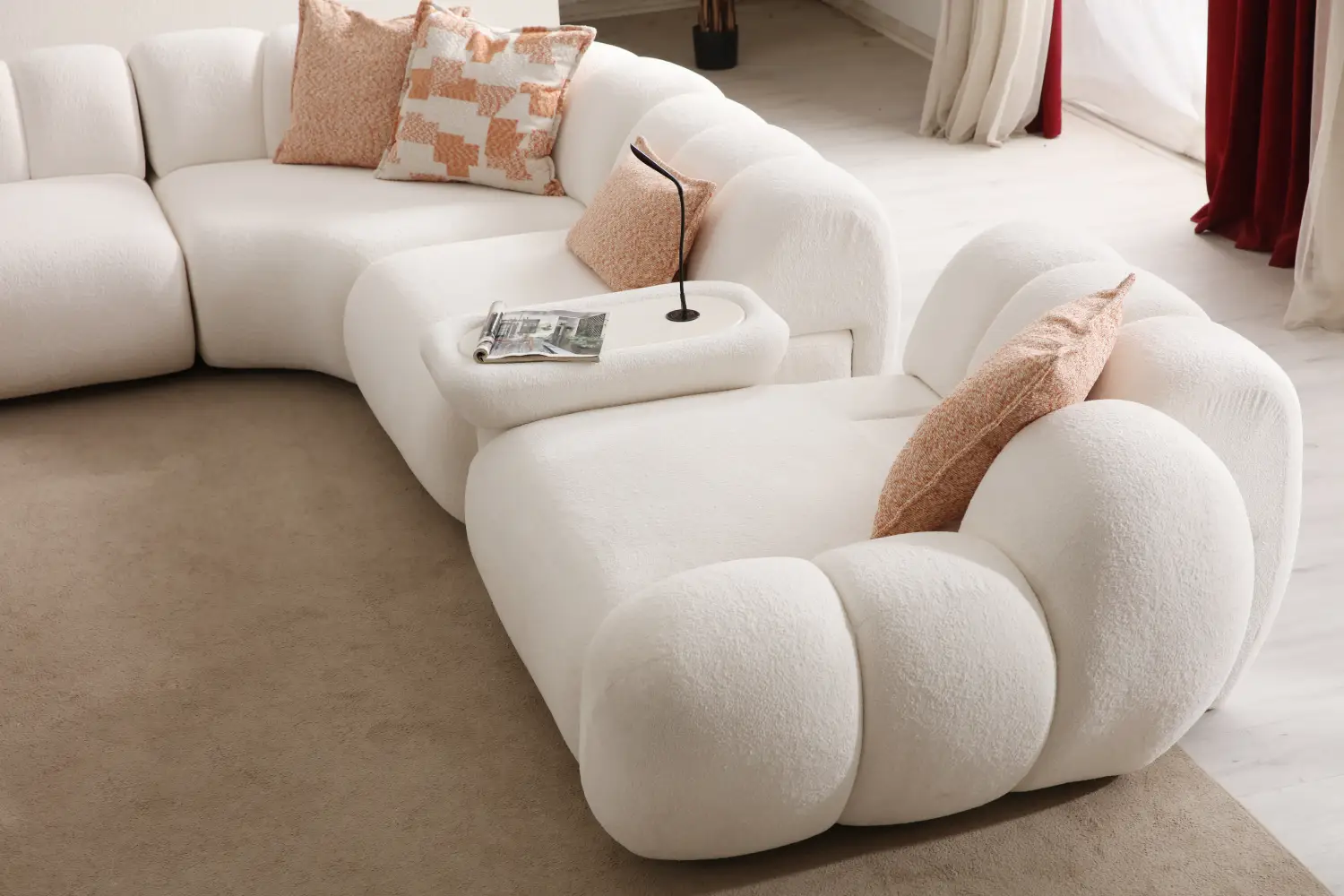 Molivo Corner Sofa + Armchair