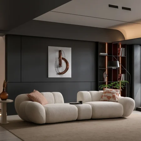 Molivo Corner Sofa + Armchair