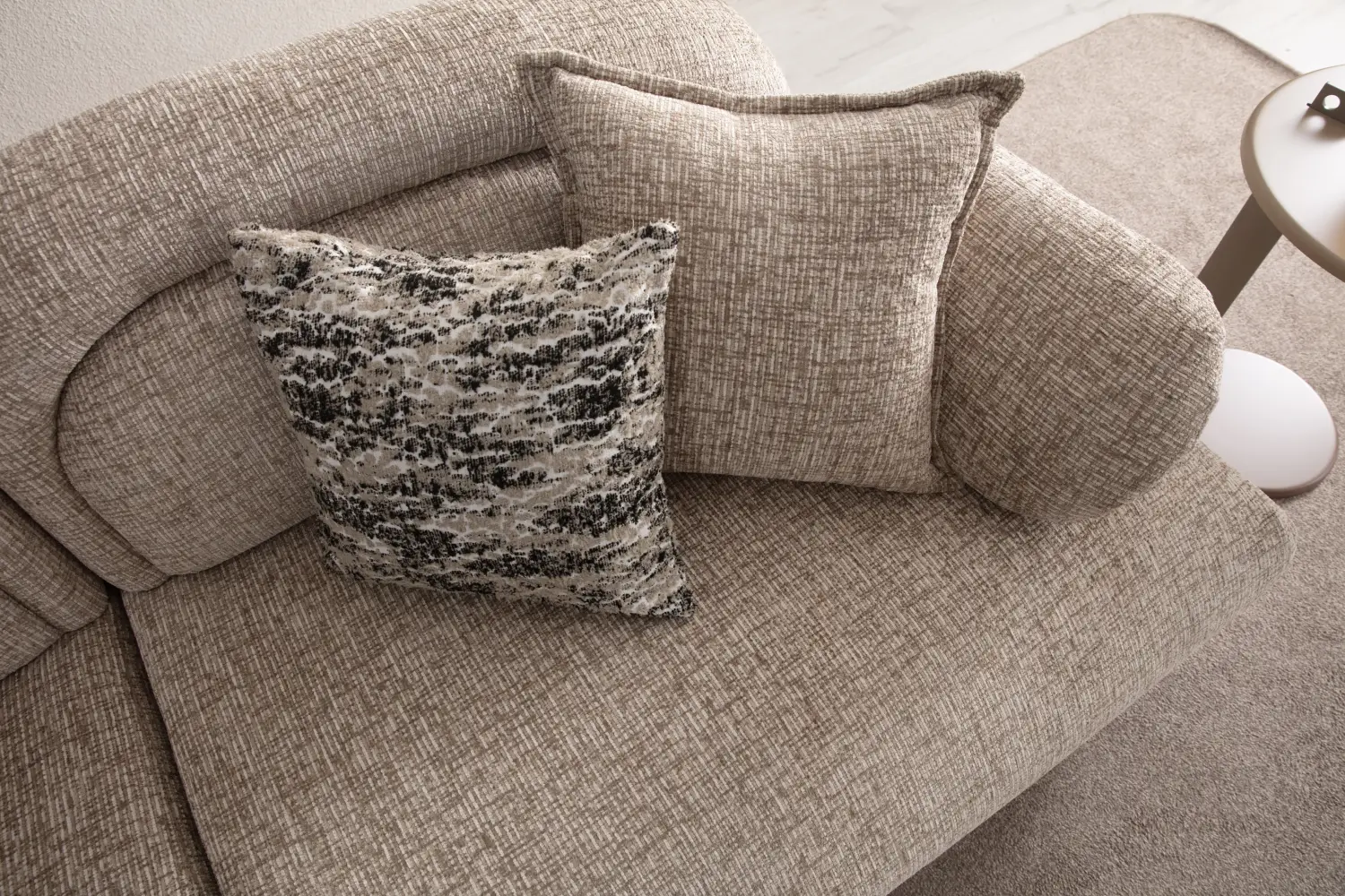Warm Sculptural Minimalism interior