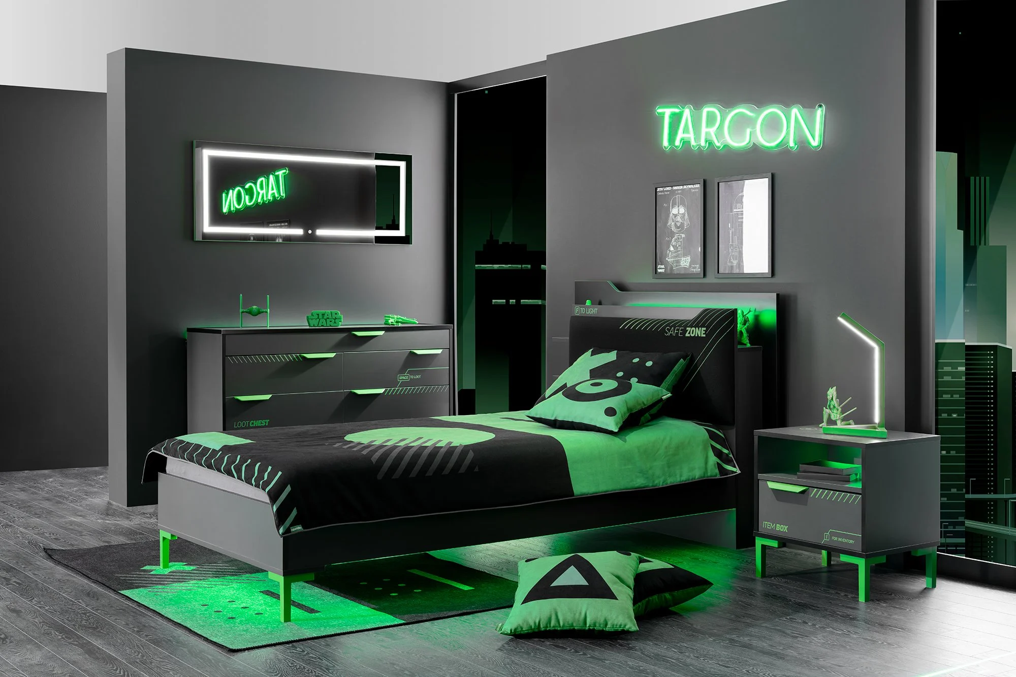 Wooden Bed Targon – 100x200cm
