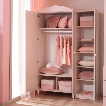 Modular Bookcase Pollina – Single-Door Wardrobe
