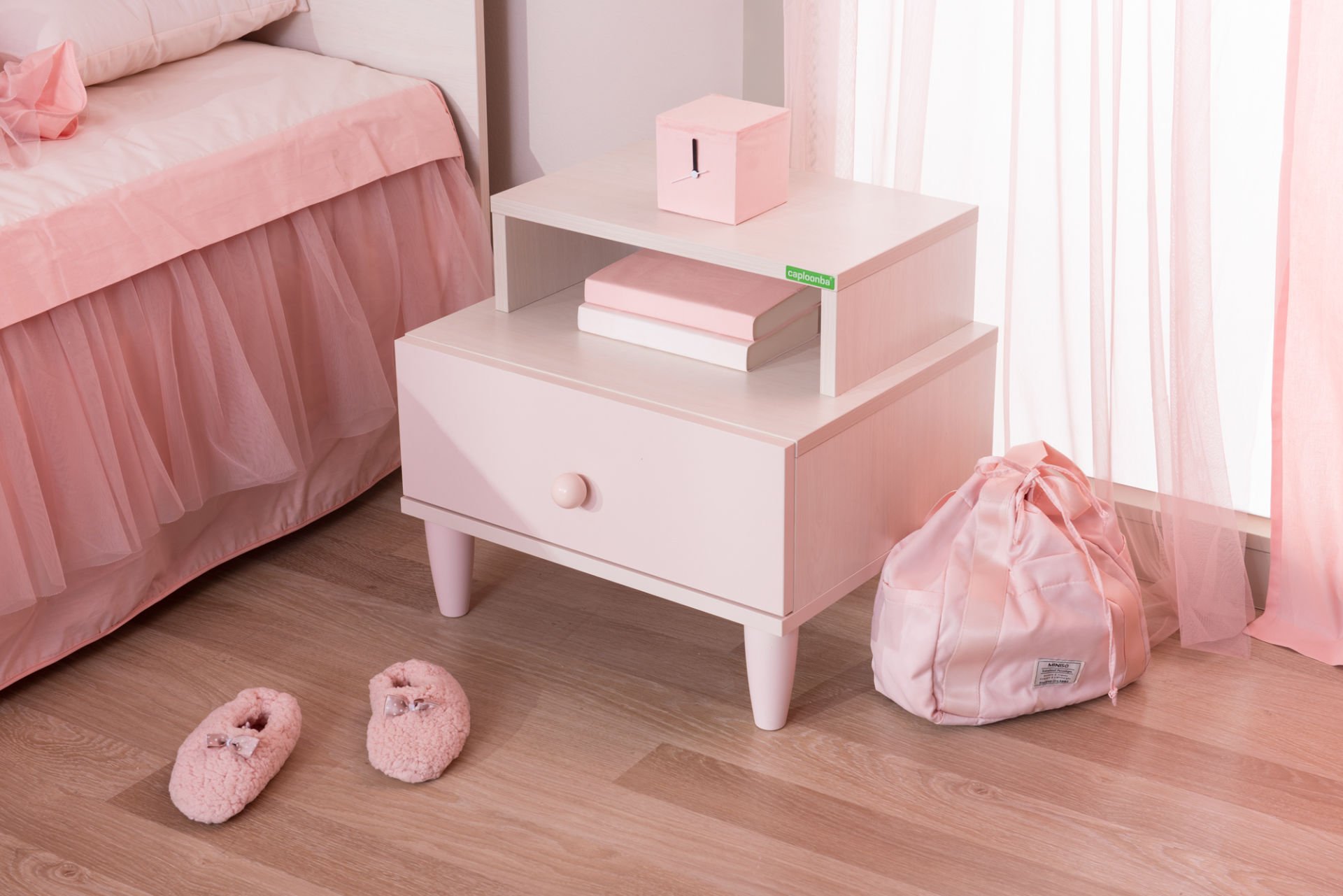 Square Side Table Pollina – Nightstand