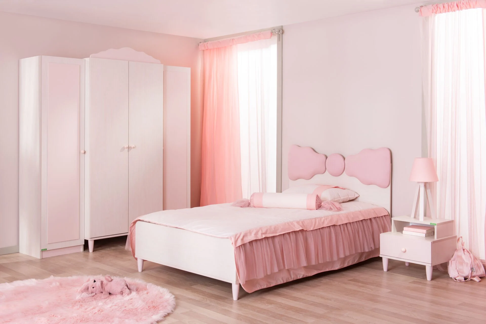 Wooden Bed Pollina – 100x200cm