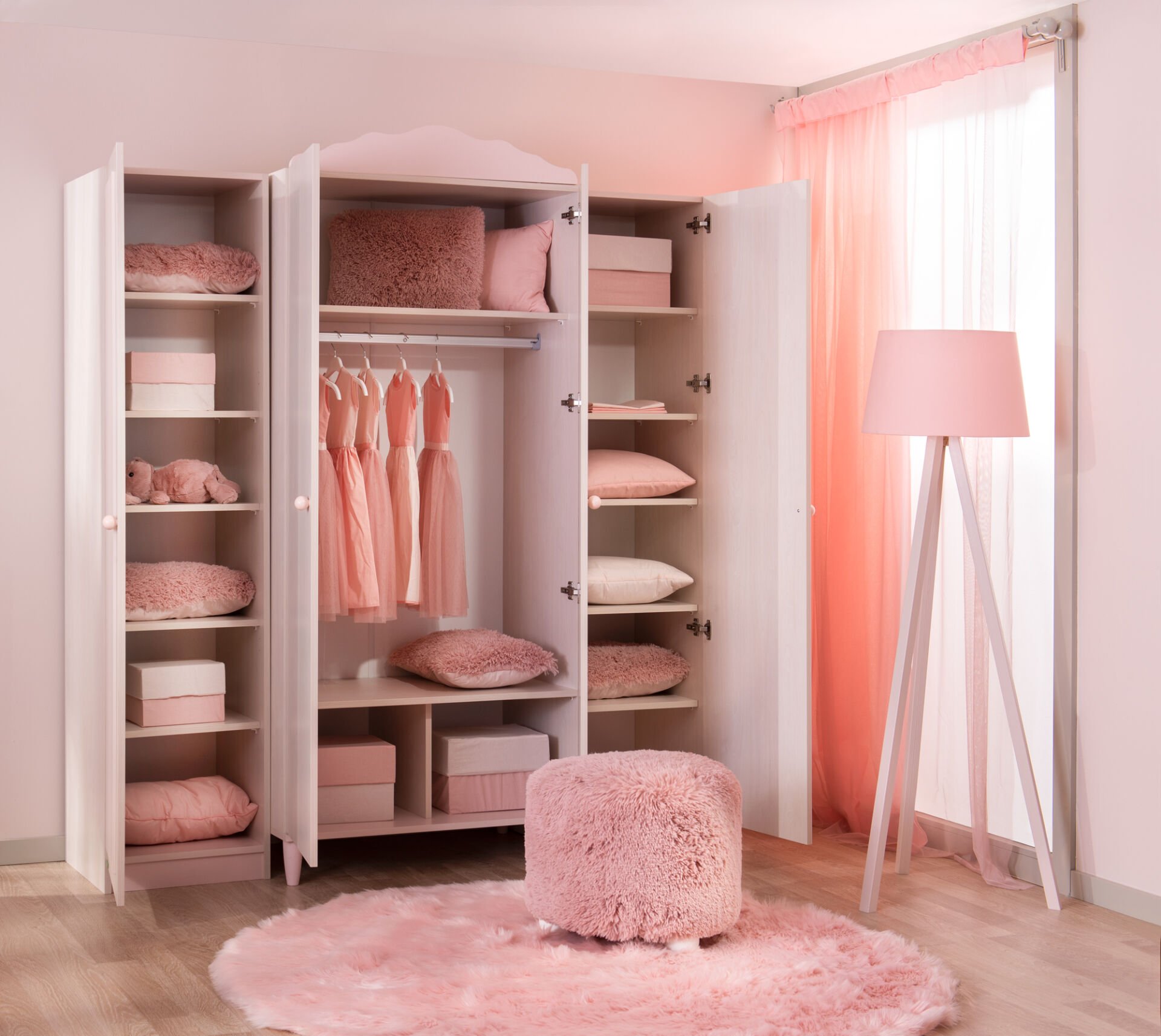 Modular Bookcase Pollina – Single-Door Wardrobe