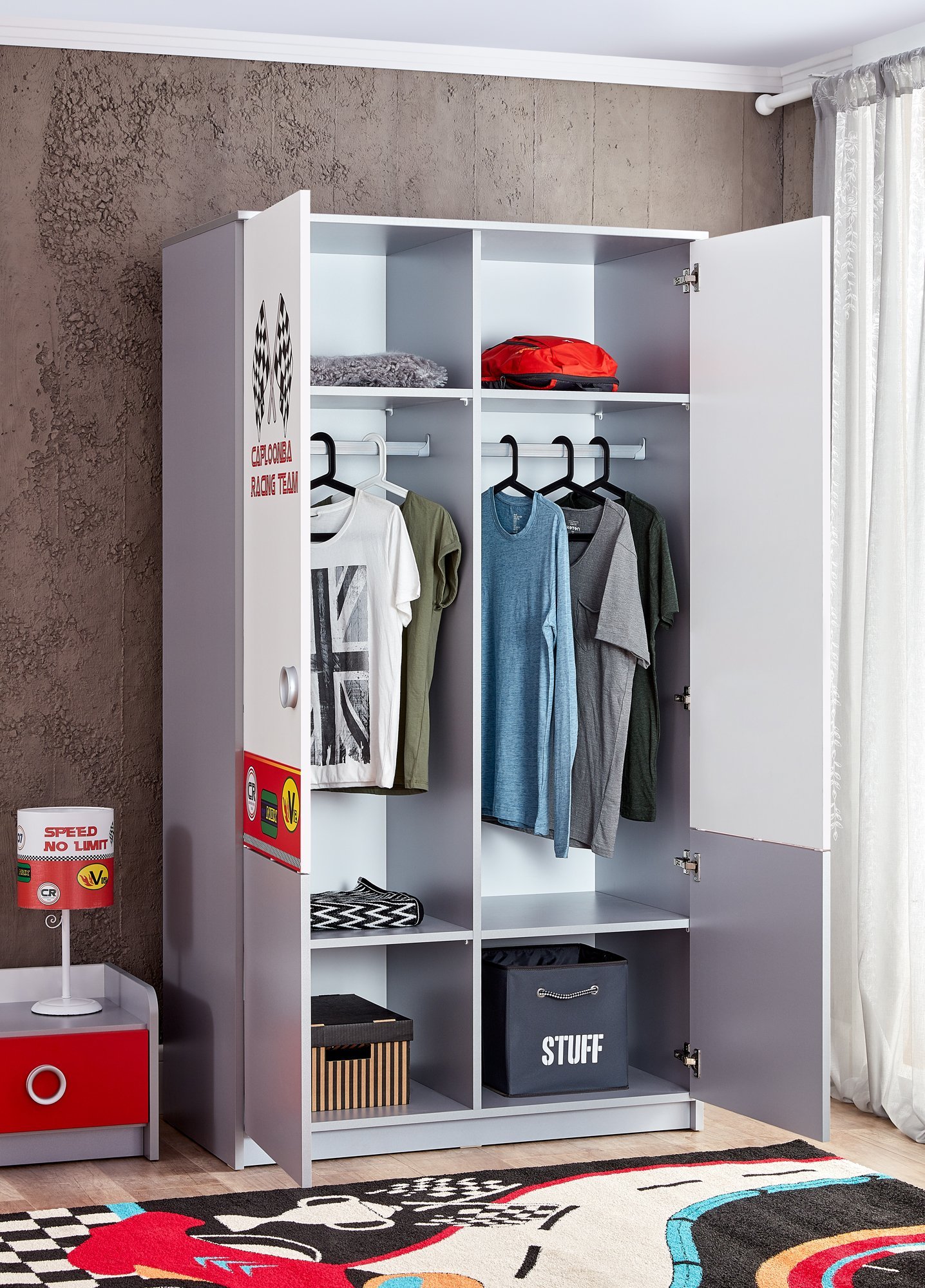 2 Door Sideboard Turbo Cap – 2-Door Wardrobe