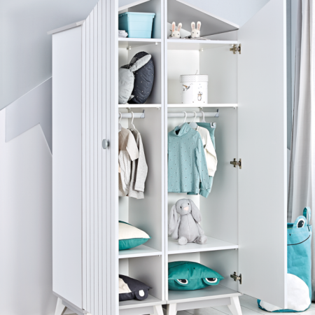 Modular Bookcase Bird House – Single-Door Wardrobe Left