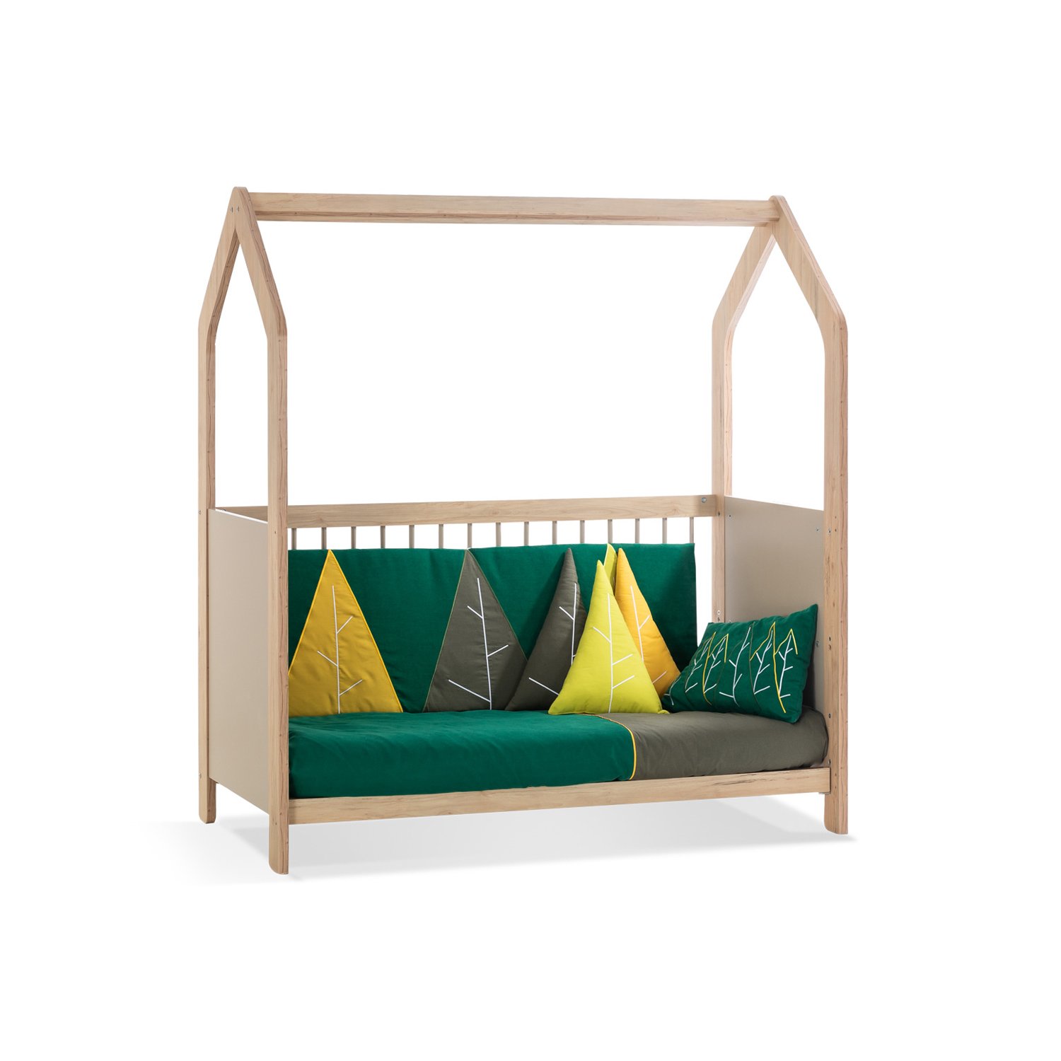 Wooden Bed My House – Functional Crib 70x140cm