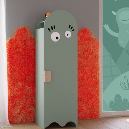 Modular Bookcase Look – Single-Door Wardrobe