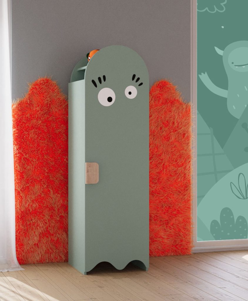Modular Bookcase Look - Single-Door Wardrobe