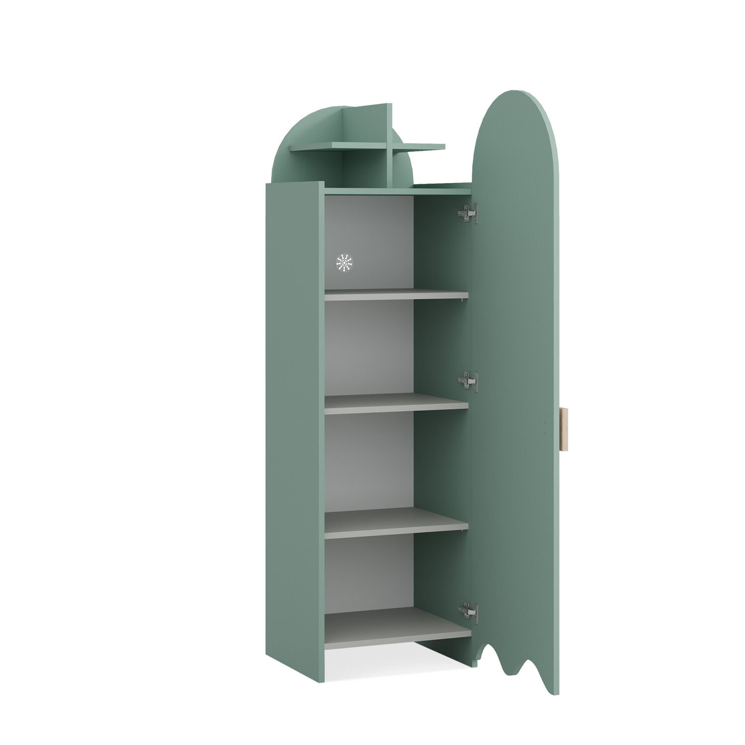 Modular Bookcase Look – Single-Door Wardrobe