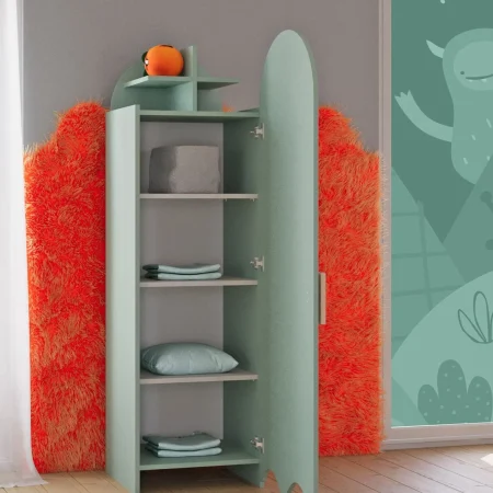 Modular Bookcase Look – Single-Door Wardrobe