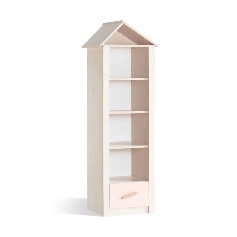 Open Bookcase Pink House