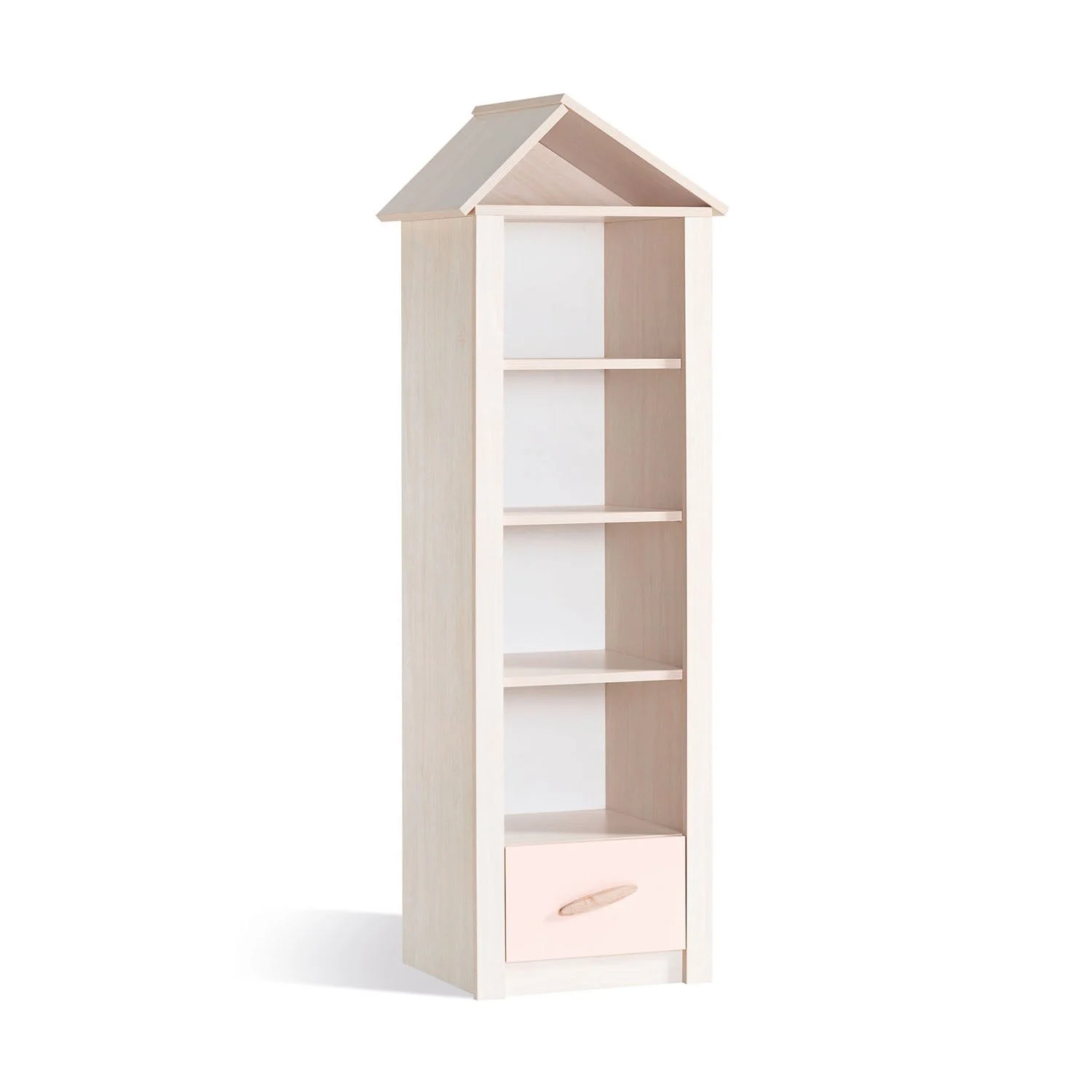 Open Bookcase Pink House
