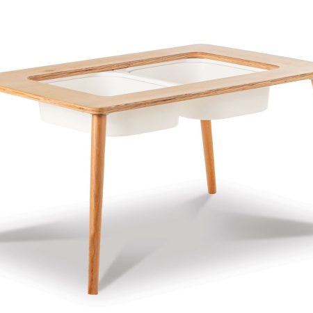 Square Side Table Woodba – Double Activity Table