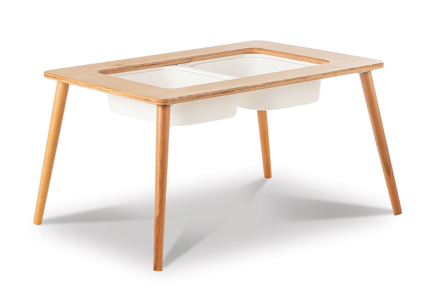 Square Side Table Woodba – Double Activity Table