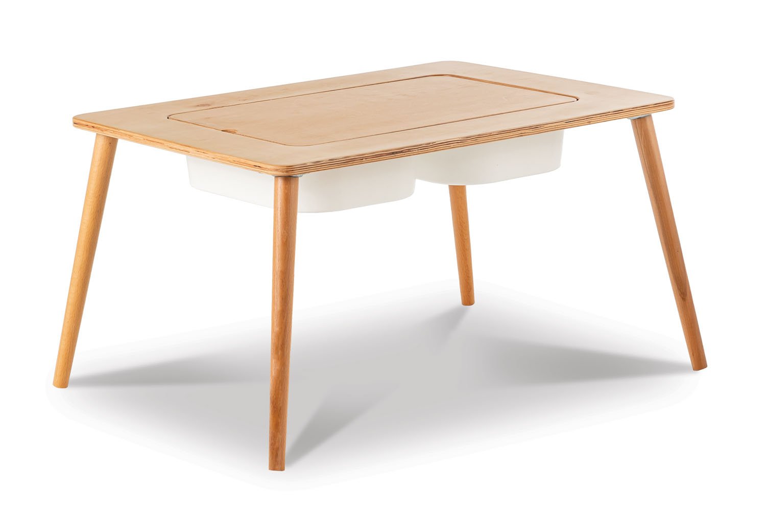 Square Side Table Woodba – Double Activity Table