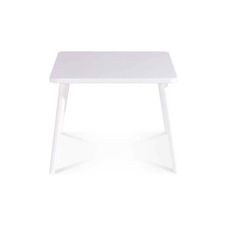Square Side Table Woodba – White Activity Table