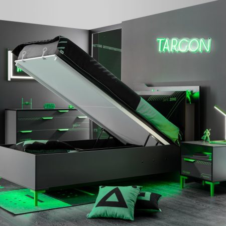 Storage Bed Targon – with Storage Base 100x200cm