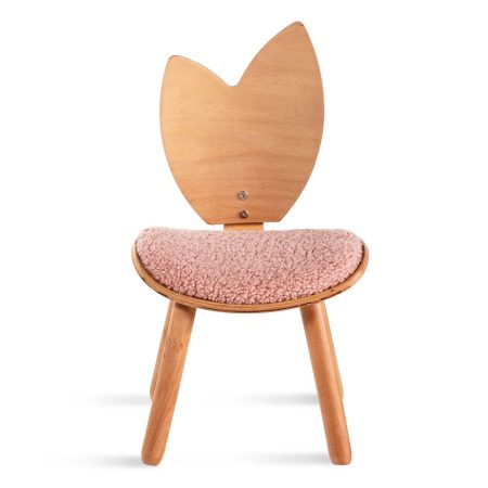 Accent Chair Woodba – Pink Leaf Chair