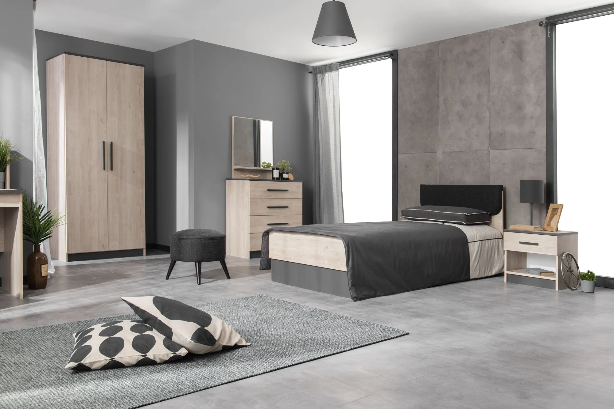 Wooden Bed Torino – 90x200cm