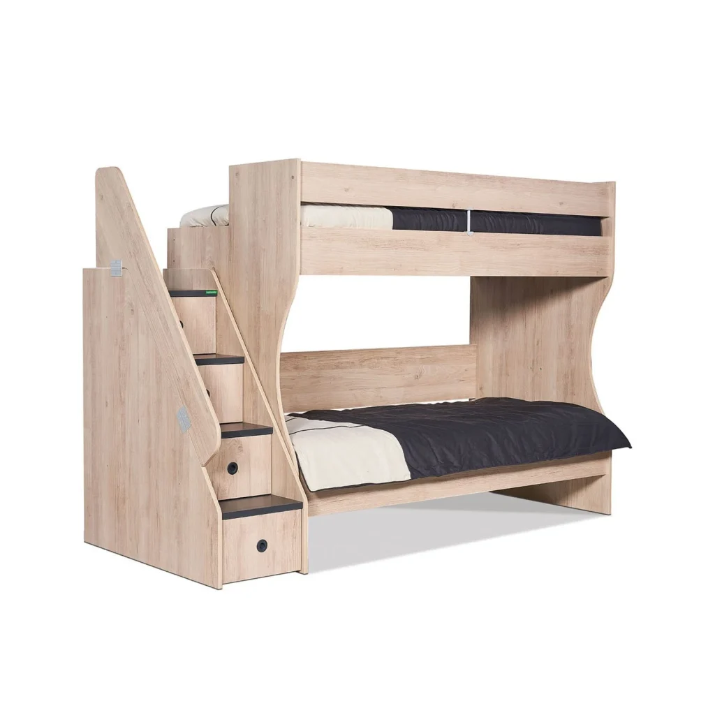 Storage Bed Torino - Bunk Bed with Drawers 90x190cm