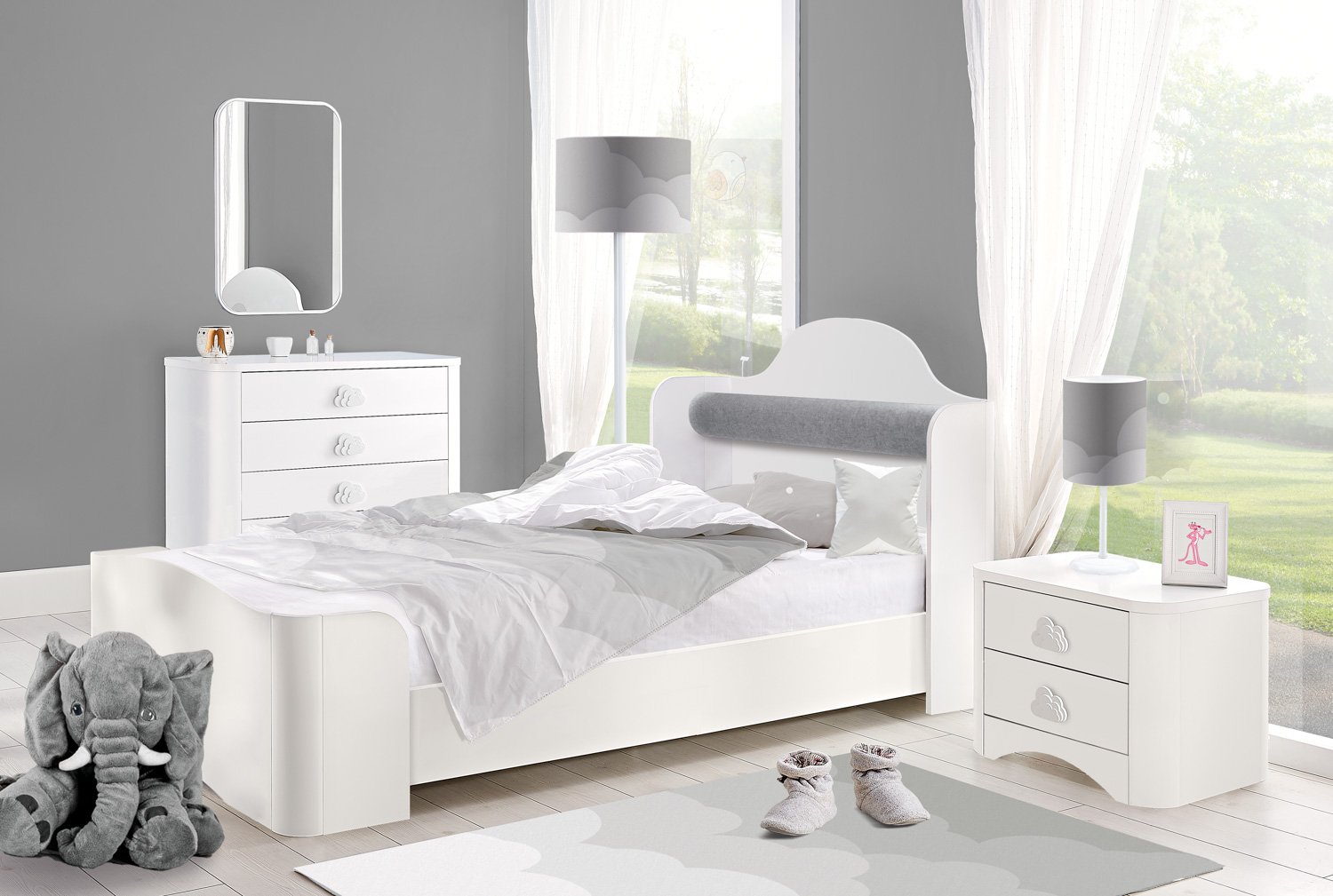 Upholstered Bed Pori – 120×200