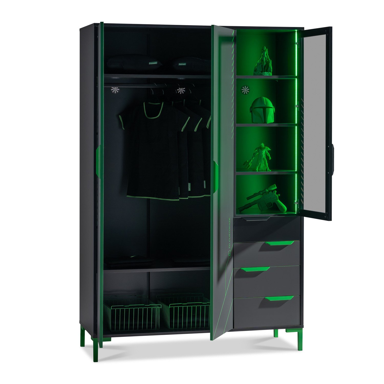 3 Door Sideboard Targon – 3-Door Wardrobe Plus