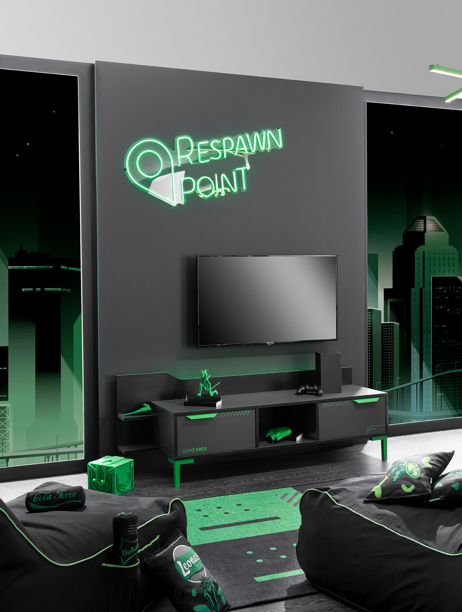 Open Bookcase Targon – Gaming Unit