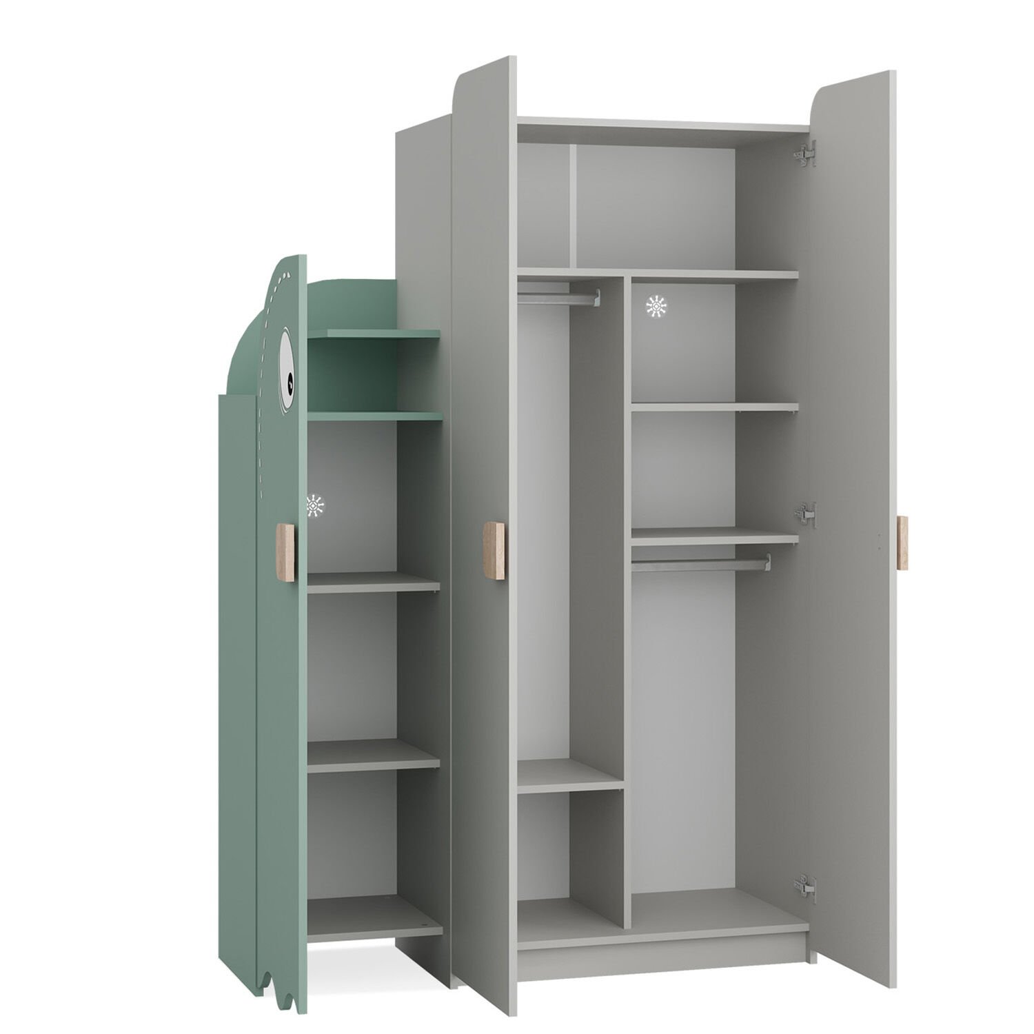 3 Door Sideboard Look – 3-Door Wardrobe