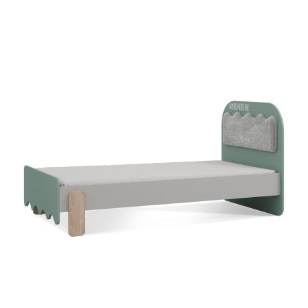 Wooden Bed Look – 100x200cm