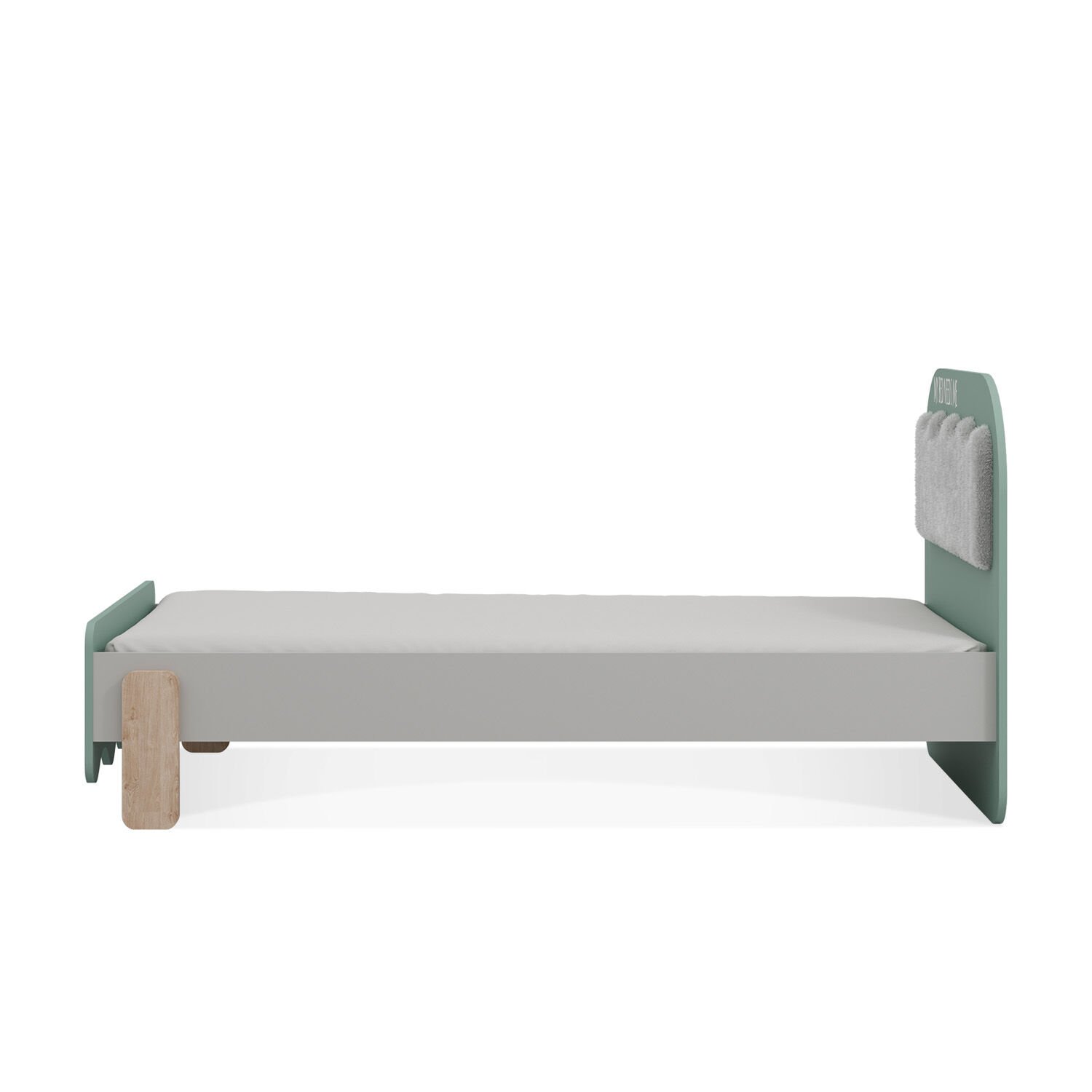 Wooden Bed Look – 100x200cm