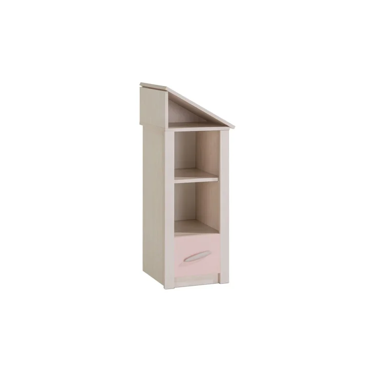 Open Bookcase Pink House – Toy Cabinet