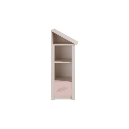 Open Bookcase Pink House – Toy Cabinet