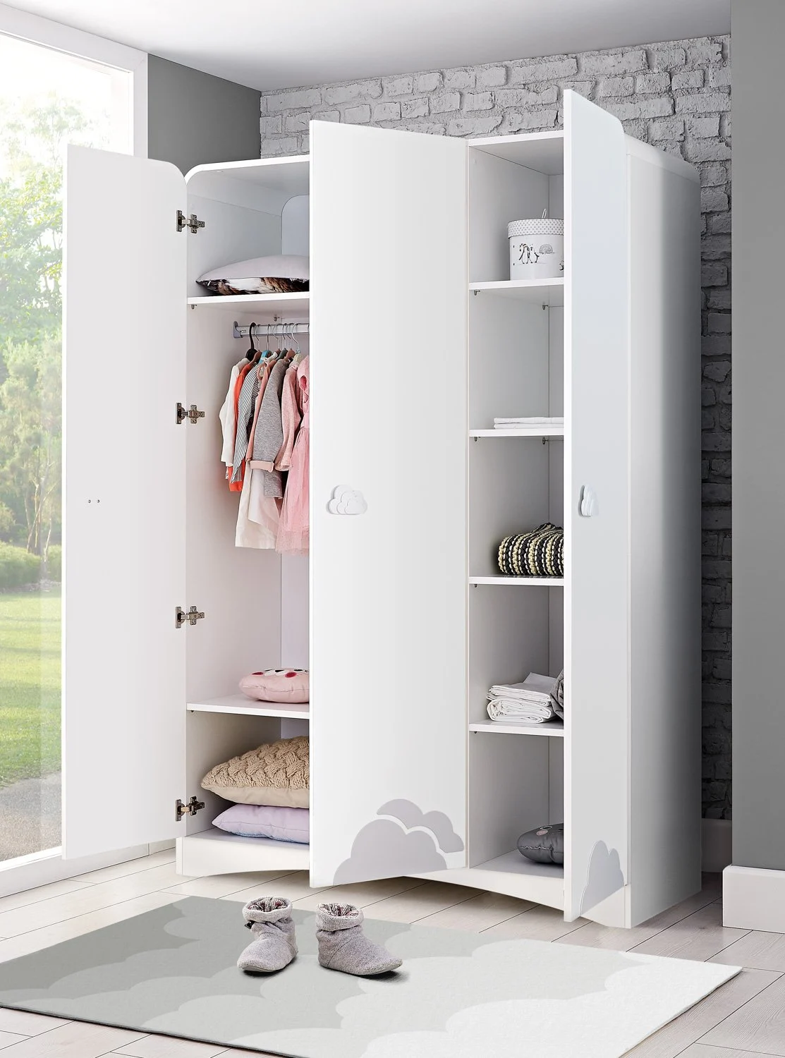 3 Door Sideboard Pori – 3-Door Wardrobe