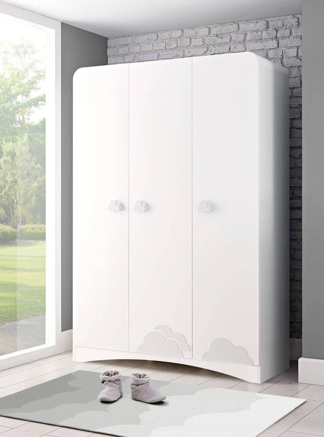 3 Door Sideboard Pori – 3-Door Wardrobe