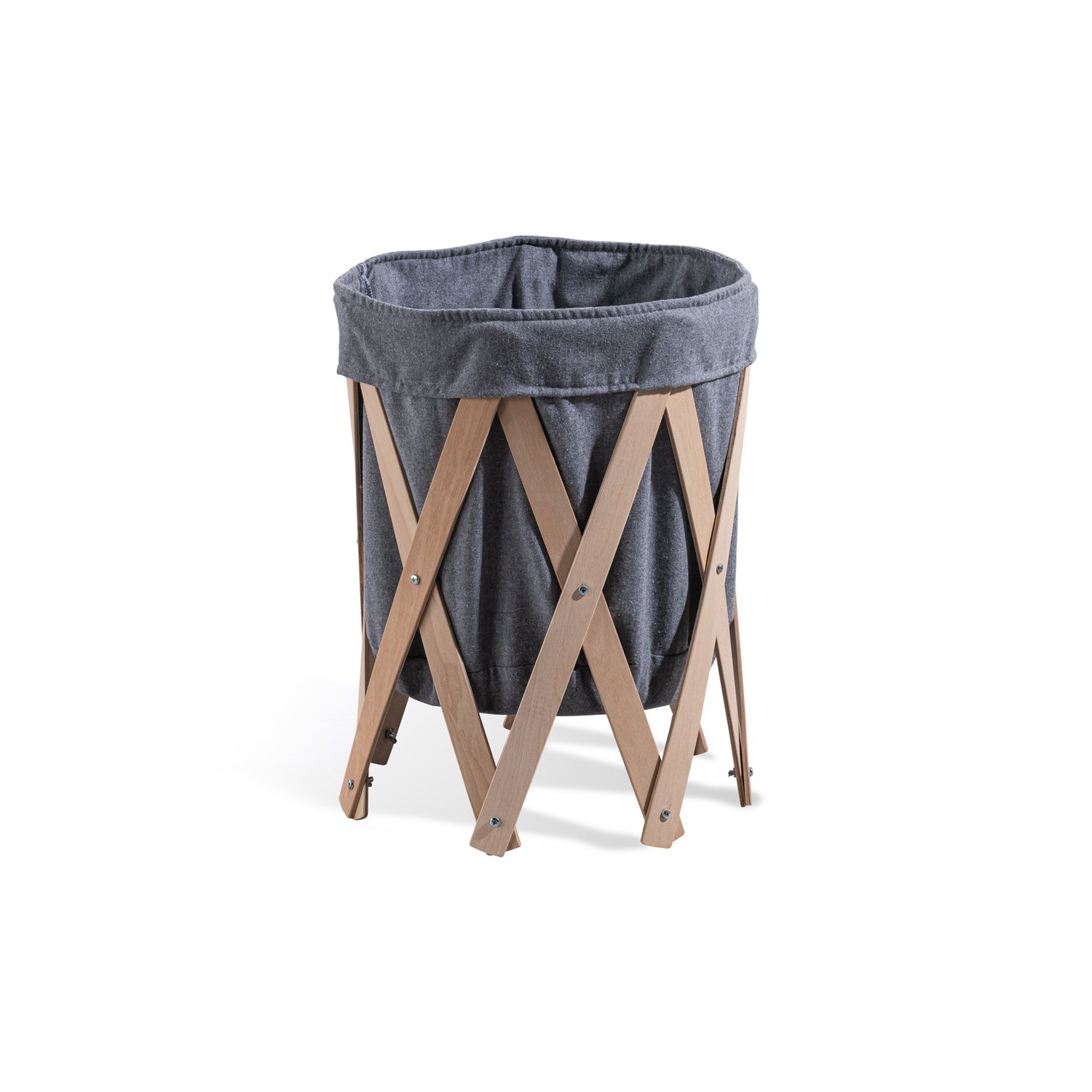 Decorative Object Woodba – Grey Toy Basket