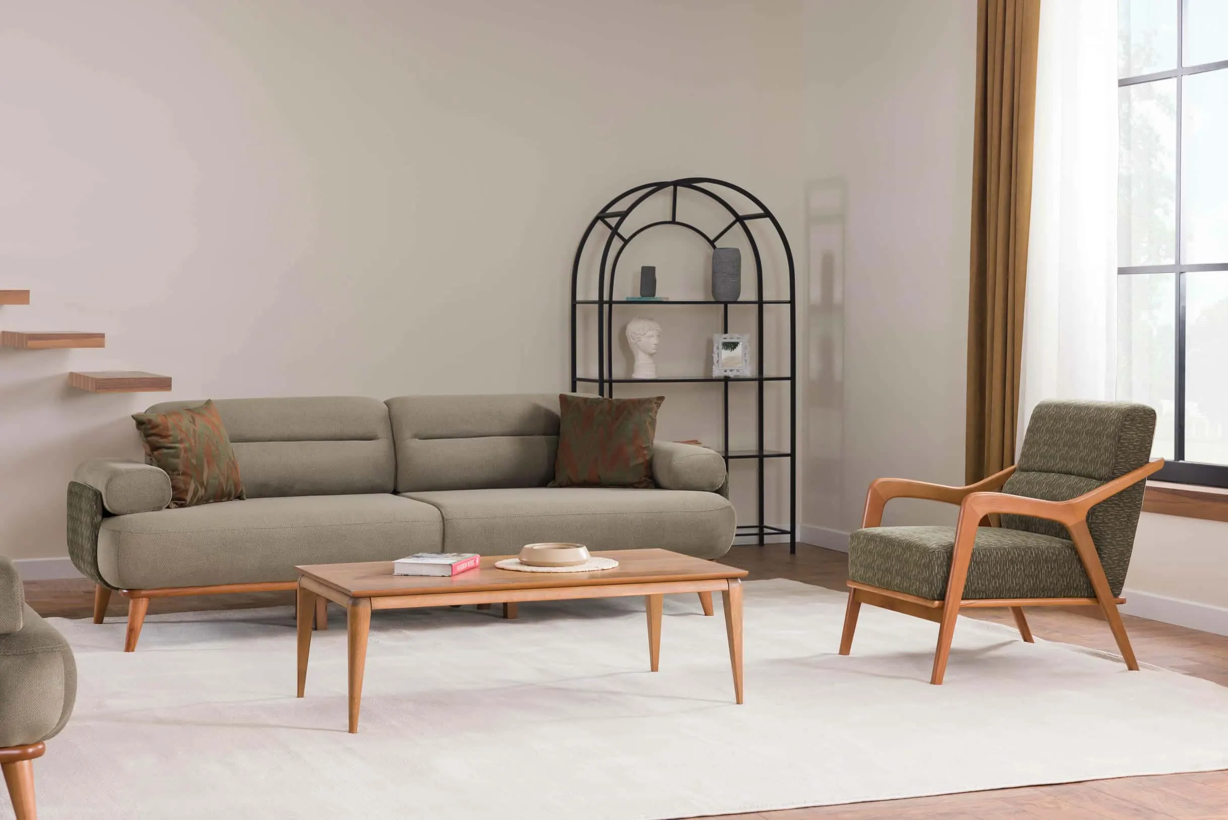 Madrid Sofa Set 3+3+1