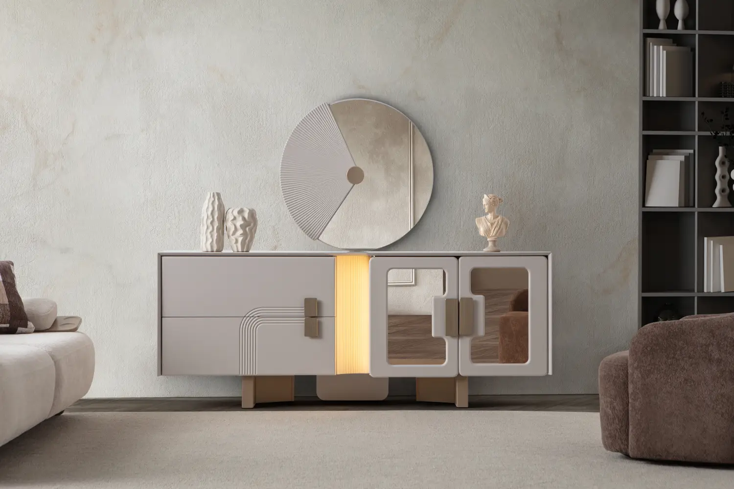 Diva Console Mirror