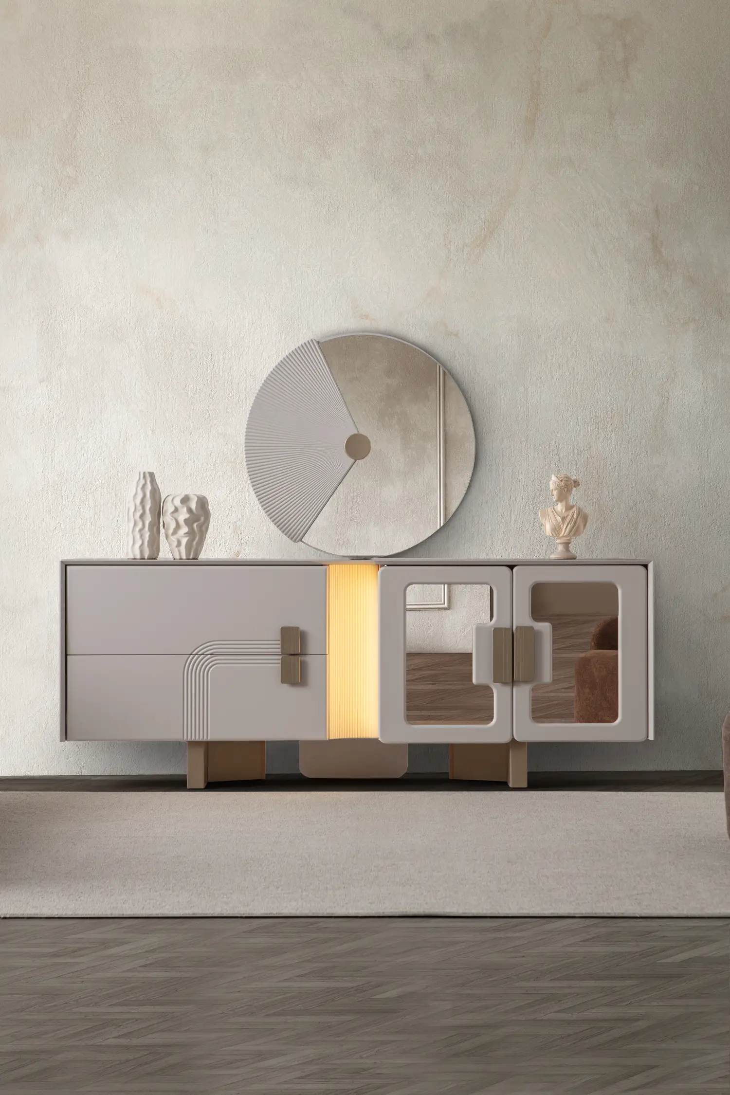 Diva Console Mirror