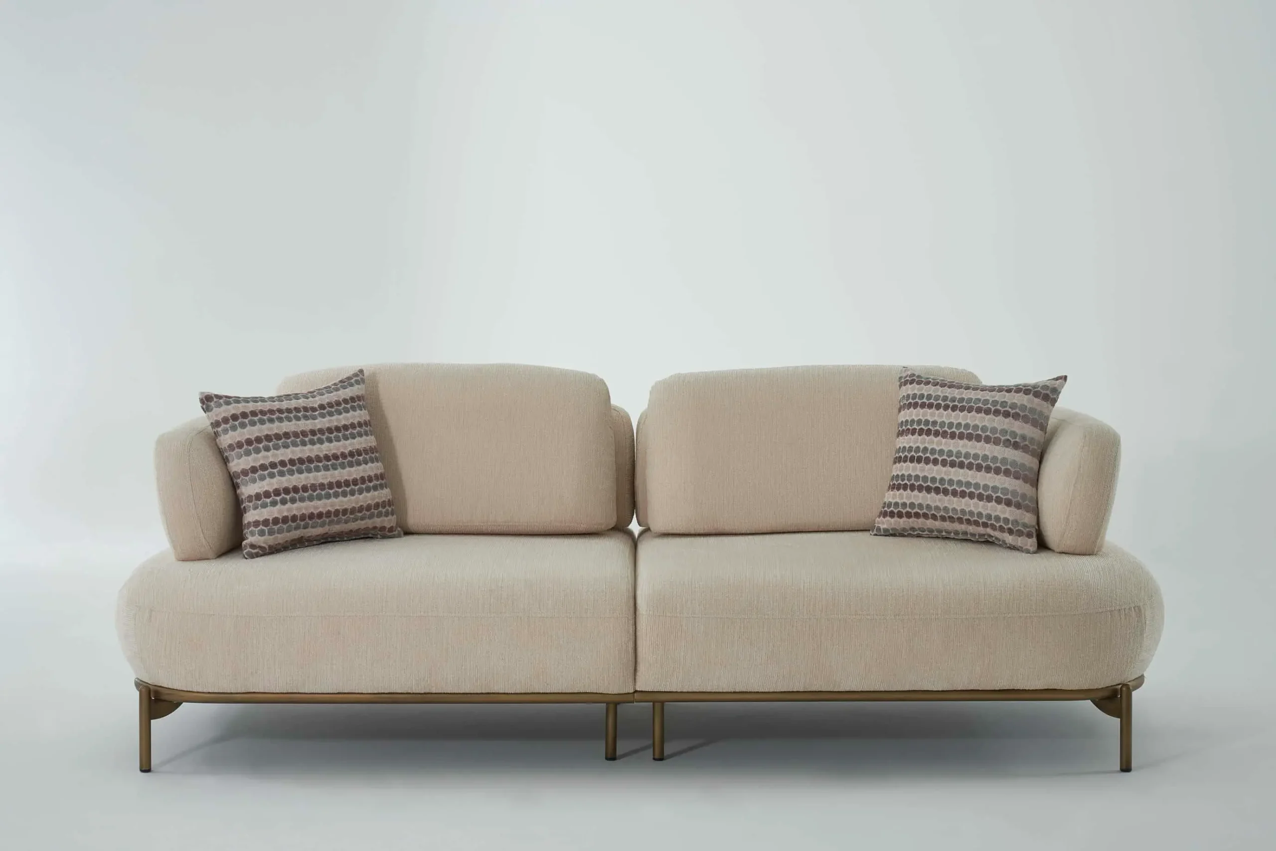 Detail of London Metal sofa by Vivere