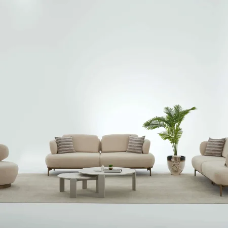 London Metal Sofa 3+3+1+1