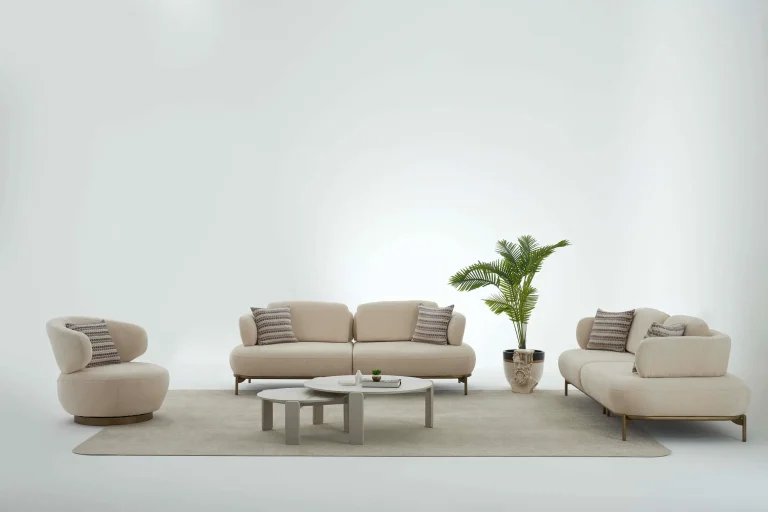 London Metal Sofa 3+3+1+1