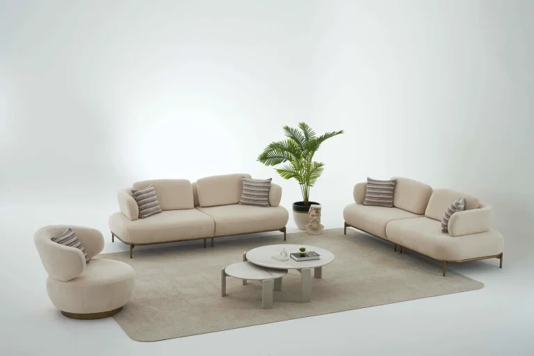 London Metal Sofa 3+3+1+1
