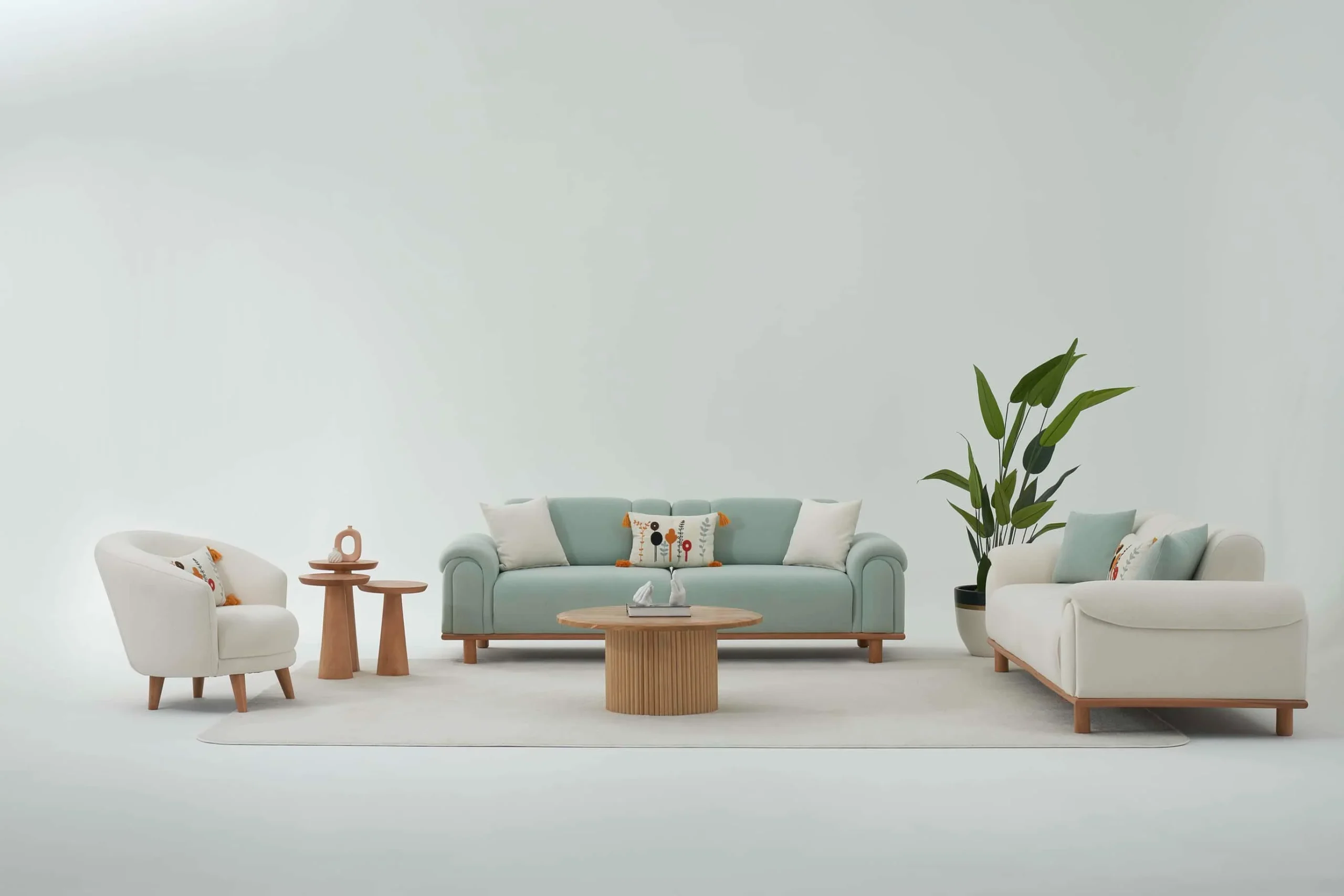 Lucca Sofa Set 3+3+1