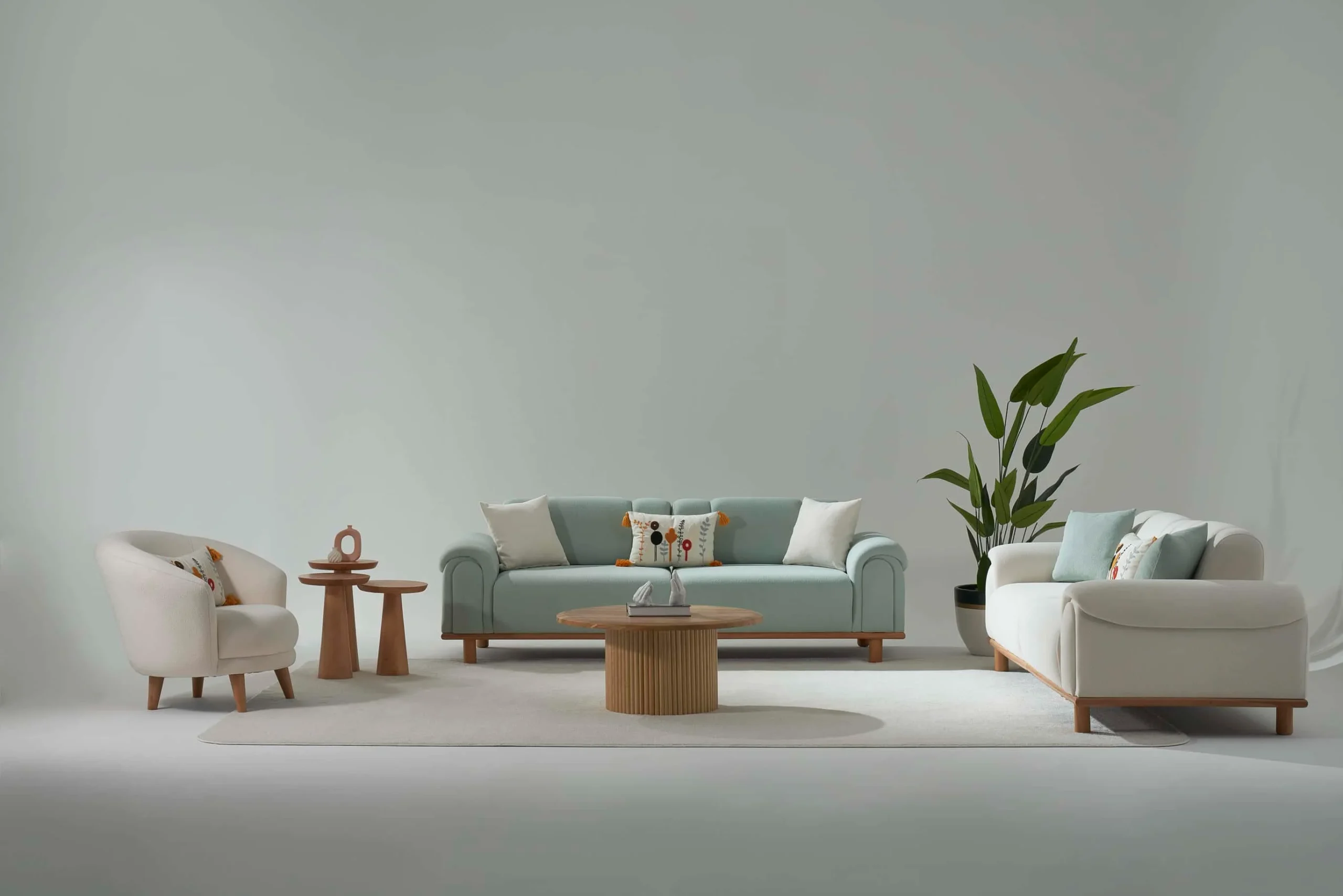 Lucca Sofa Set 3+3+1